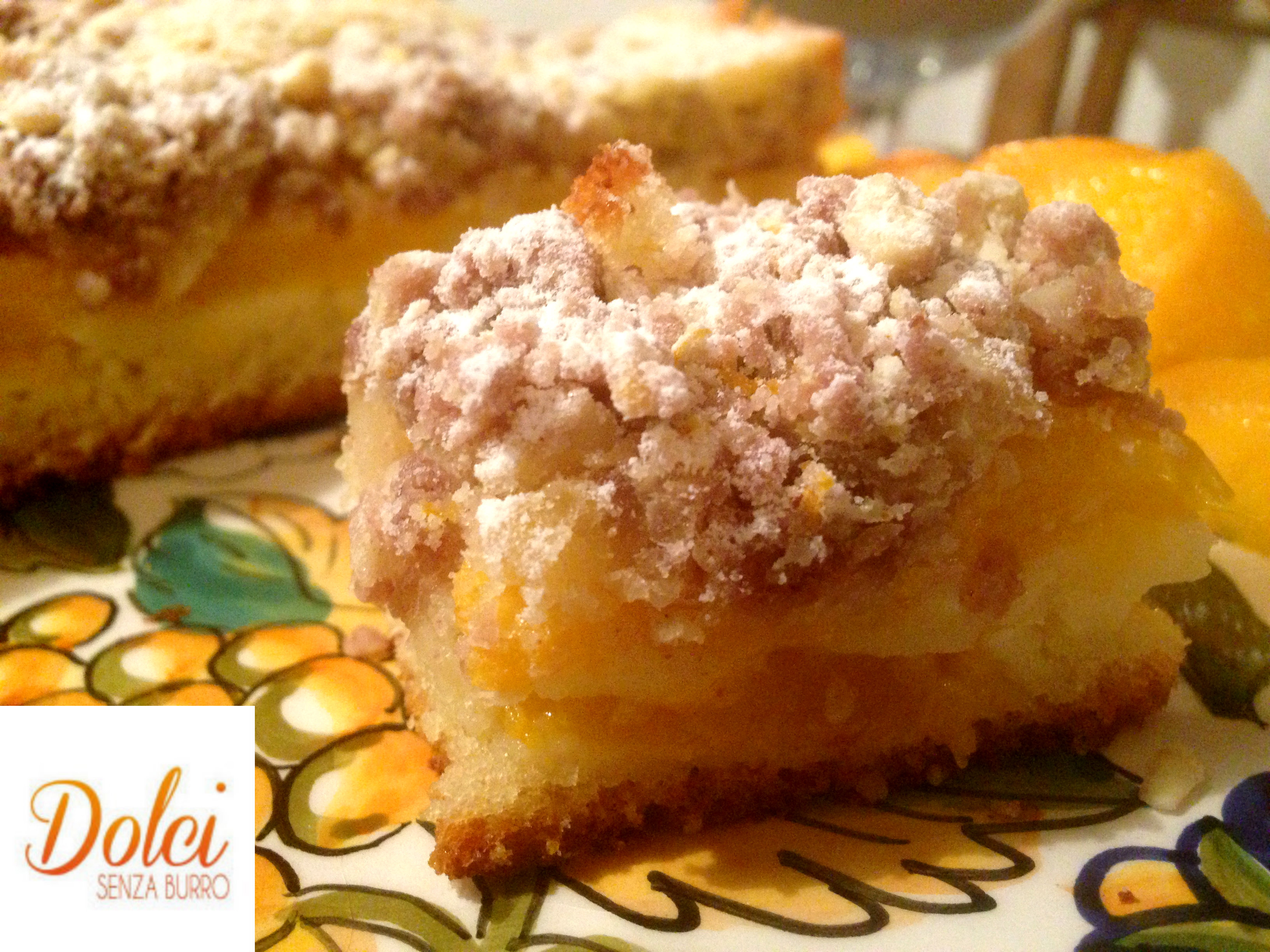 Torta al Mango con Crumble Senza Burro, la torta esotica di Dolci Senza Burro