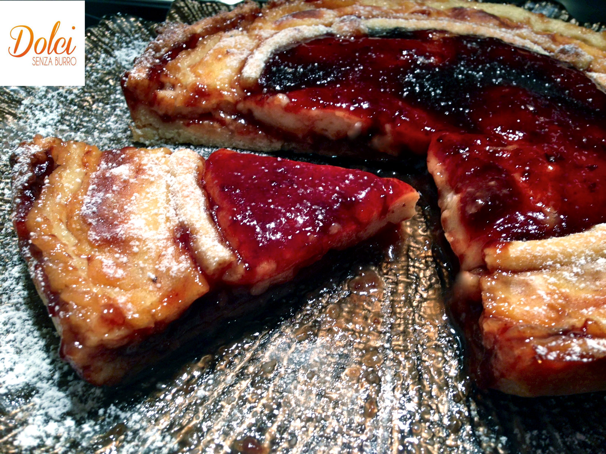 Crostata Vegana, la crostata senza lattosio e uova di Dolci Senza Burro
