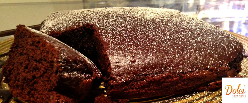 Torta al cioccolato senza burro e uova, la torta light di Dolci Senza Burro