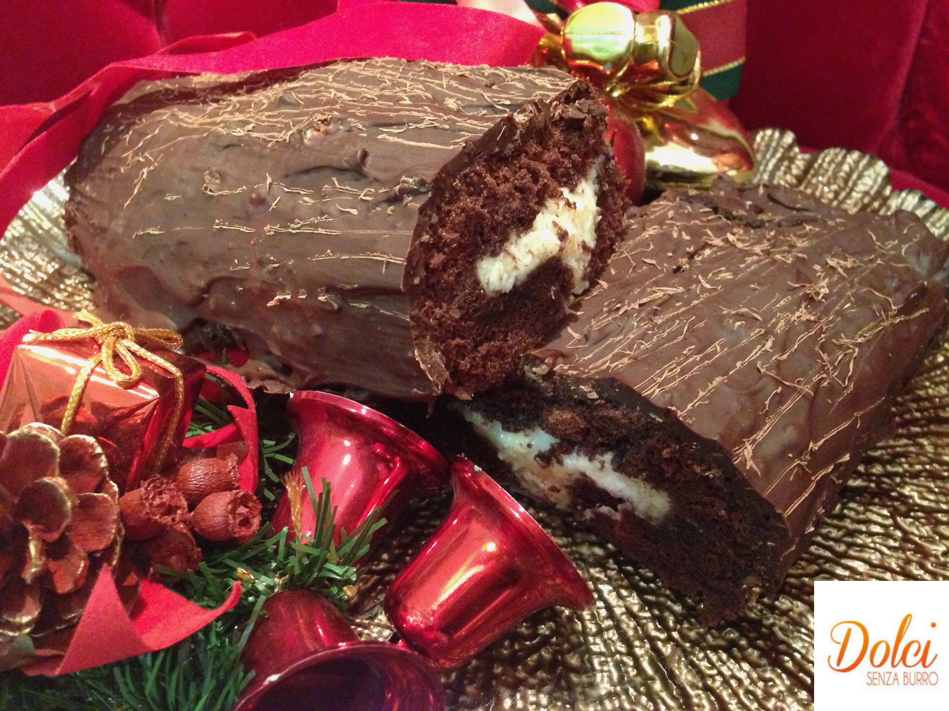 Tronchetto di Natale Senza Burro, il dolce di natale francese di Dolci Senza Burro