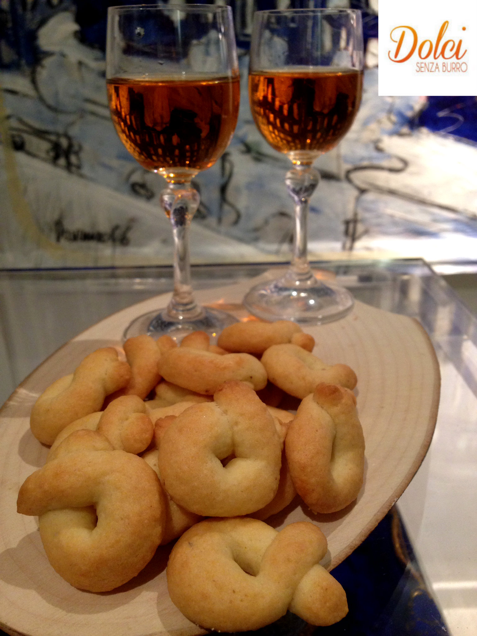 taralli dolci senza burro alla malvasia, un dolce senza lattosio e uova di dolci senza burro