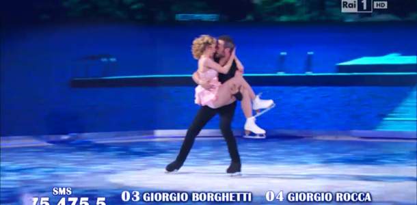 Notti sul ghiaccio 2015, Federica Constantini Giorgio Borghetti