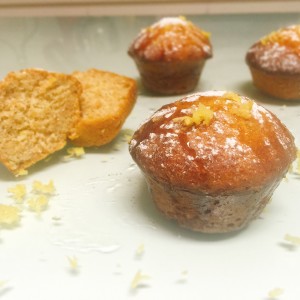 Muffin al limone e miele senza burro,golosi e soffic