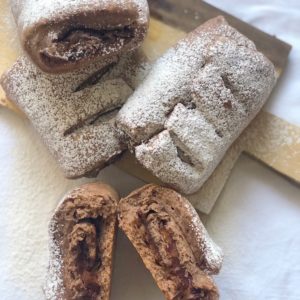 Saccottini al Cioccolato Senza Burroper una colazione leggera senza sensi di colpa di dolci senza burro!
