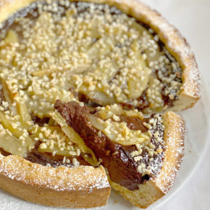 Crostata Pere e Cioccolato Senza Burro