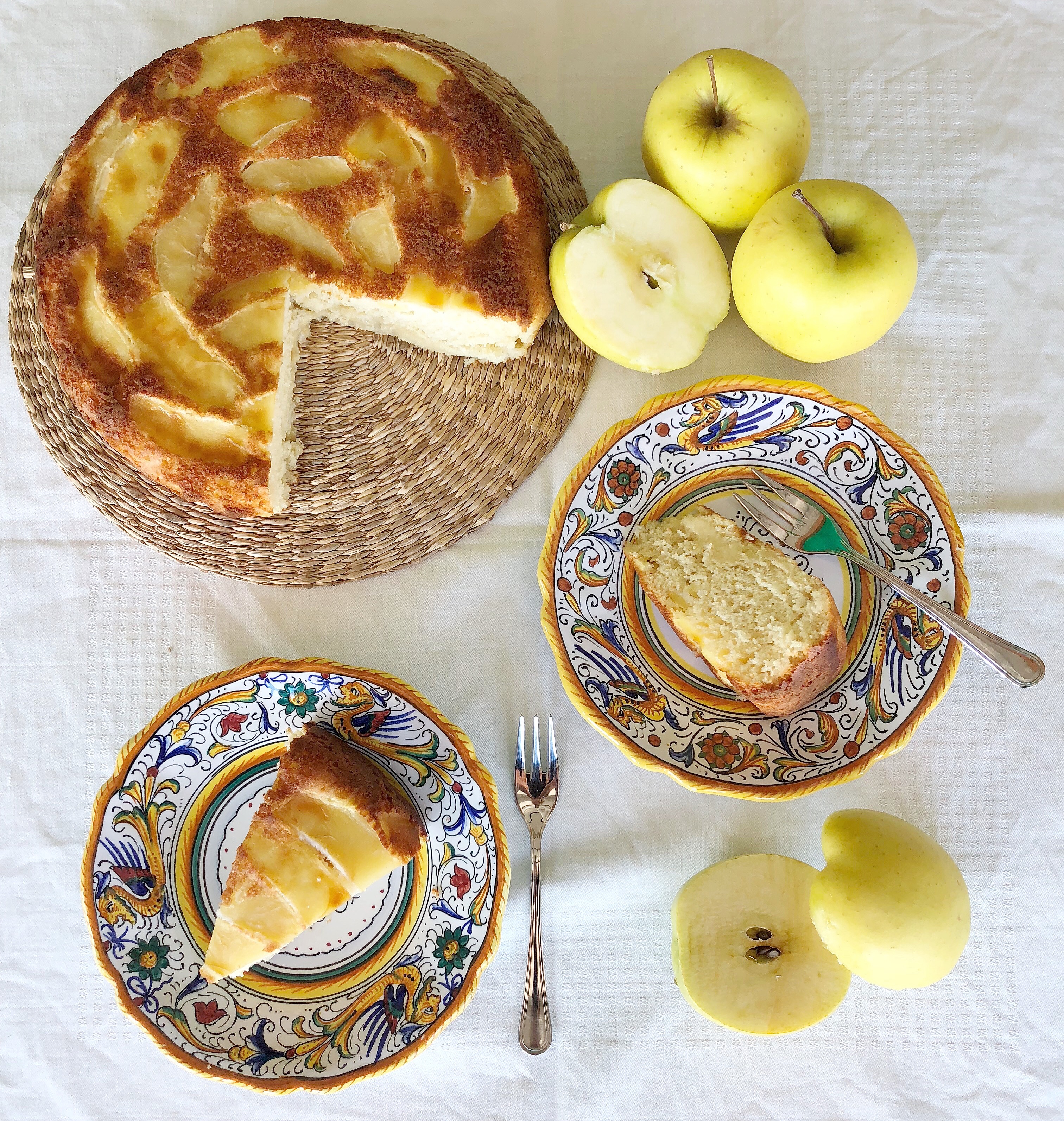 Torta di Mele Senza Burro