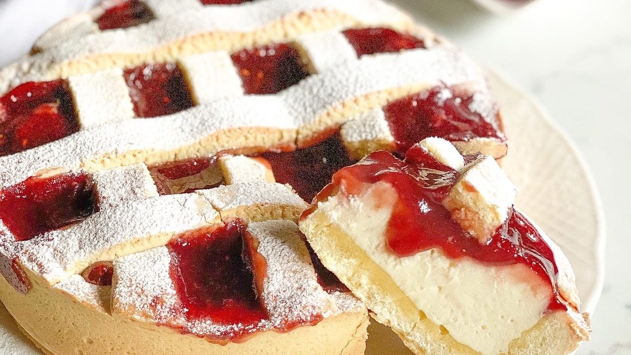 crostata ricotta e marmellata