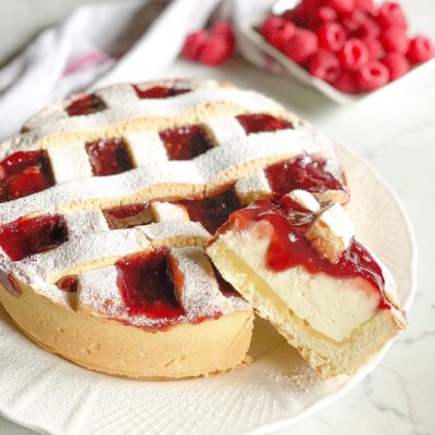 crostata ricotta e marmellata