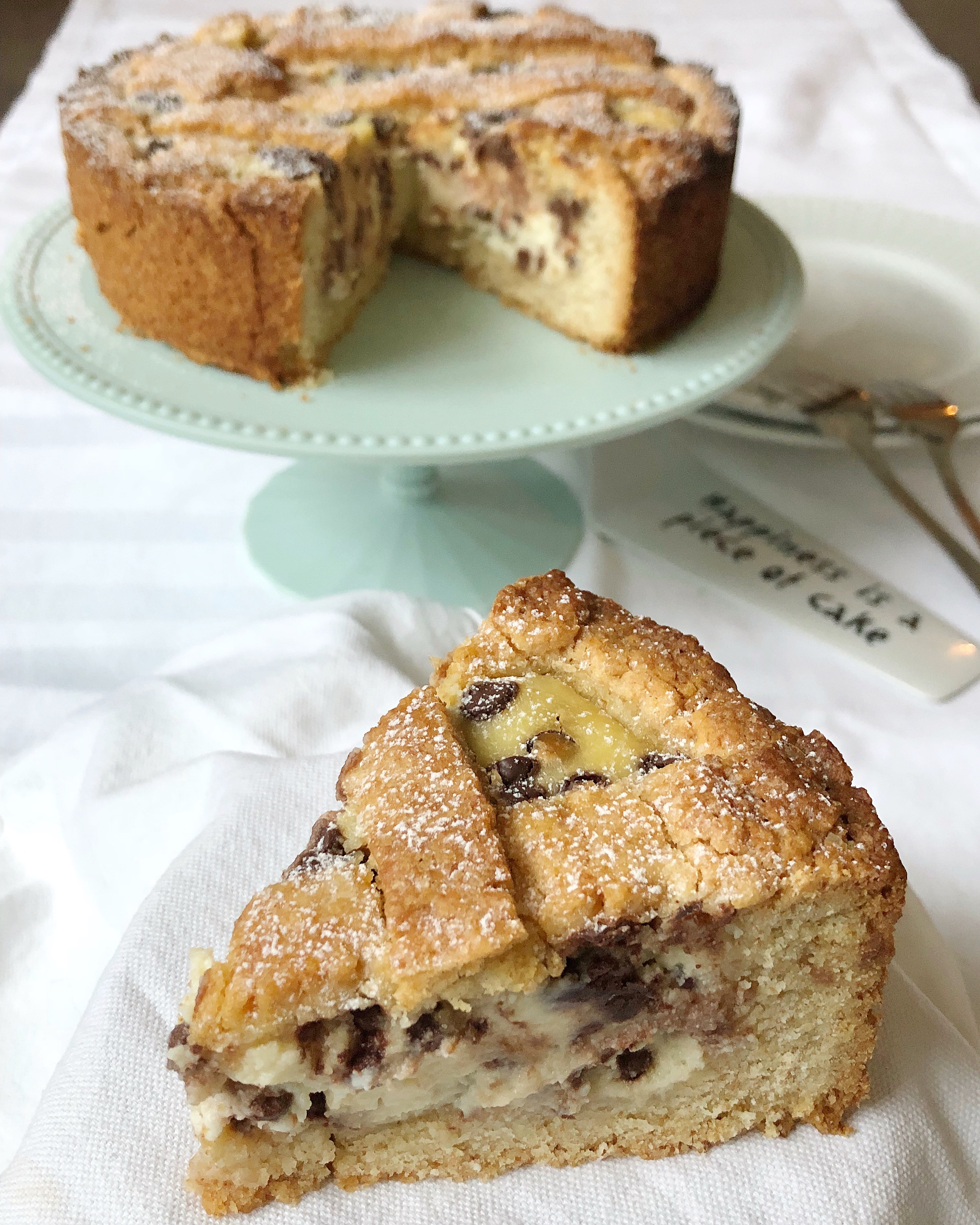 Crostata Ricotta e Gocce di Cioccolato Senza Burro