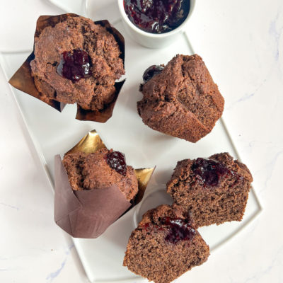 Muffin Grano Saraceno e Marmellata Senza Burro