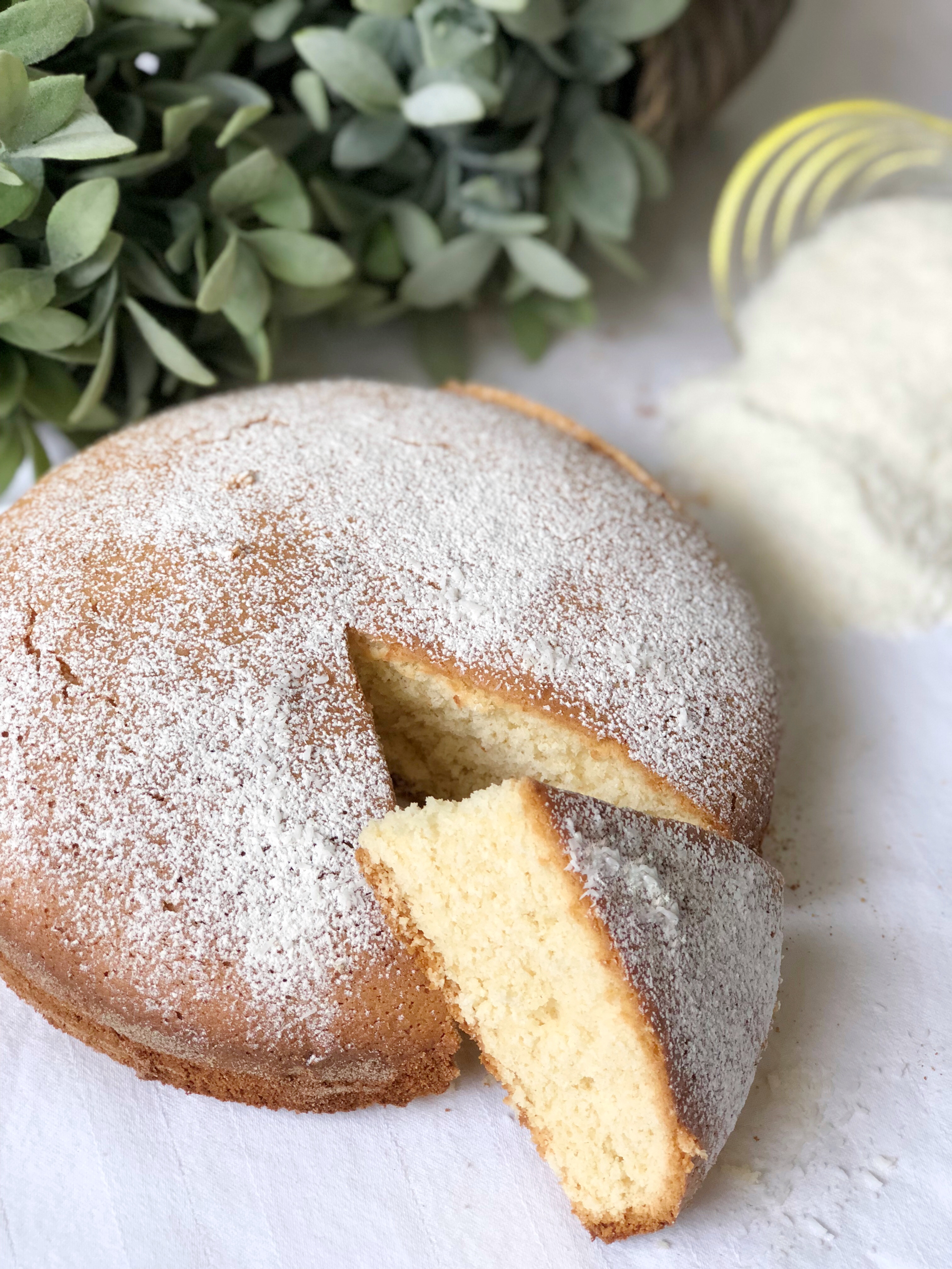 Torta Cocco e Limone Senza Burro