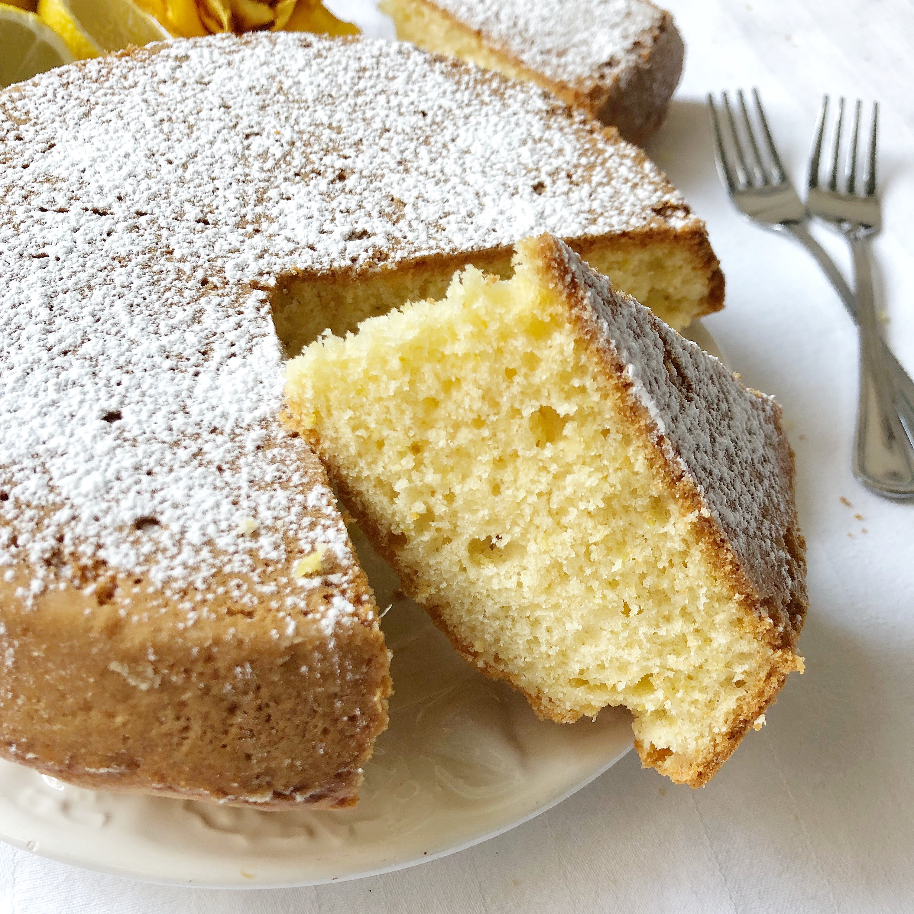 Torta al Limone con Stevia