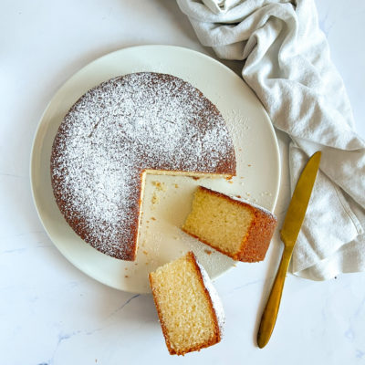 torta con farina di riso senza burro