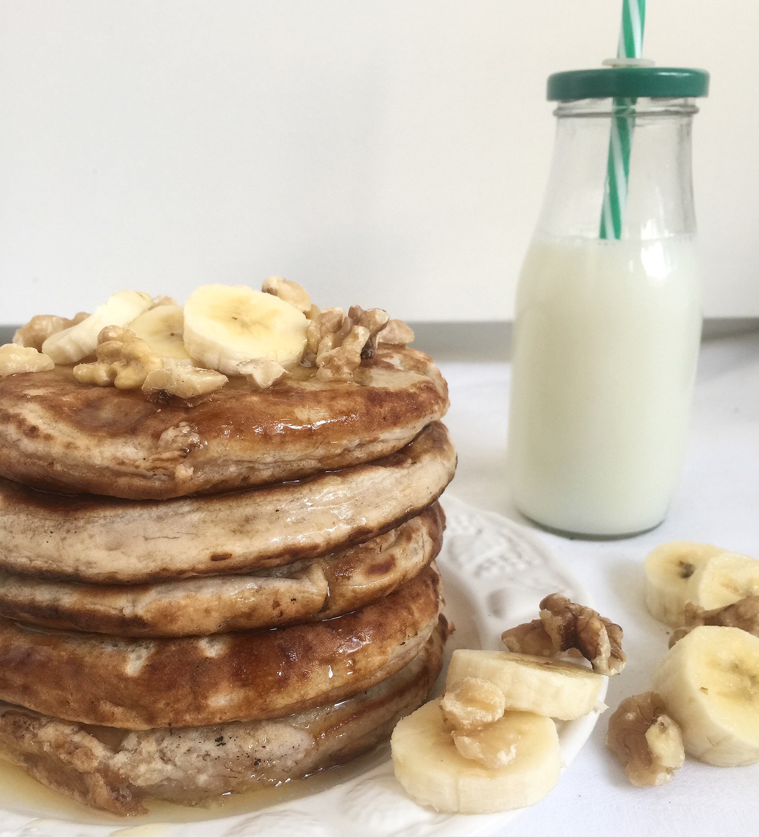 Pancake alla Banana Senza Burro