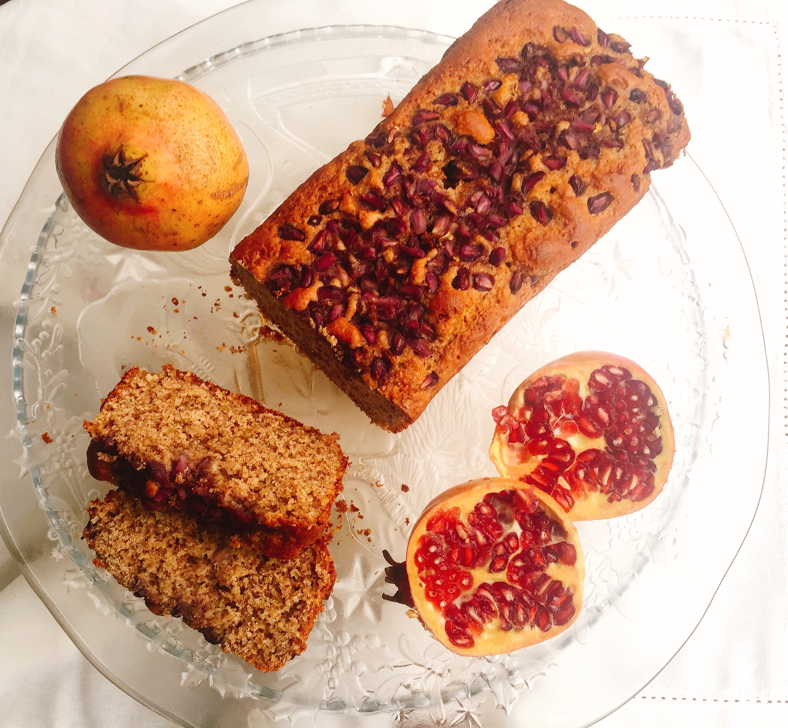 Plumcake al Melograno Senza Burro