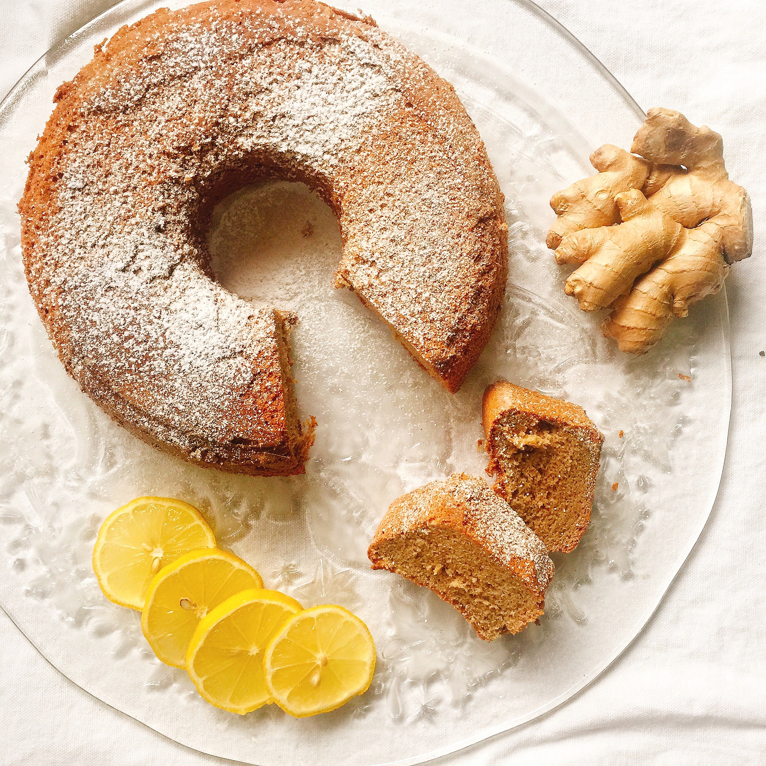 Torta Zenzero e Limone Senza Burro