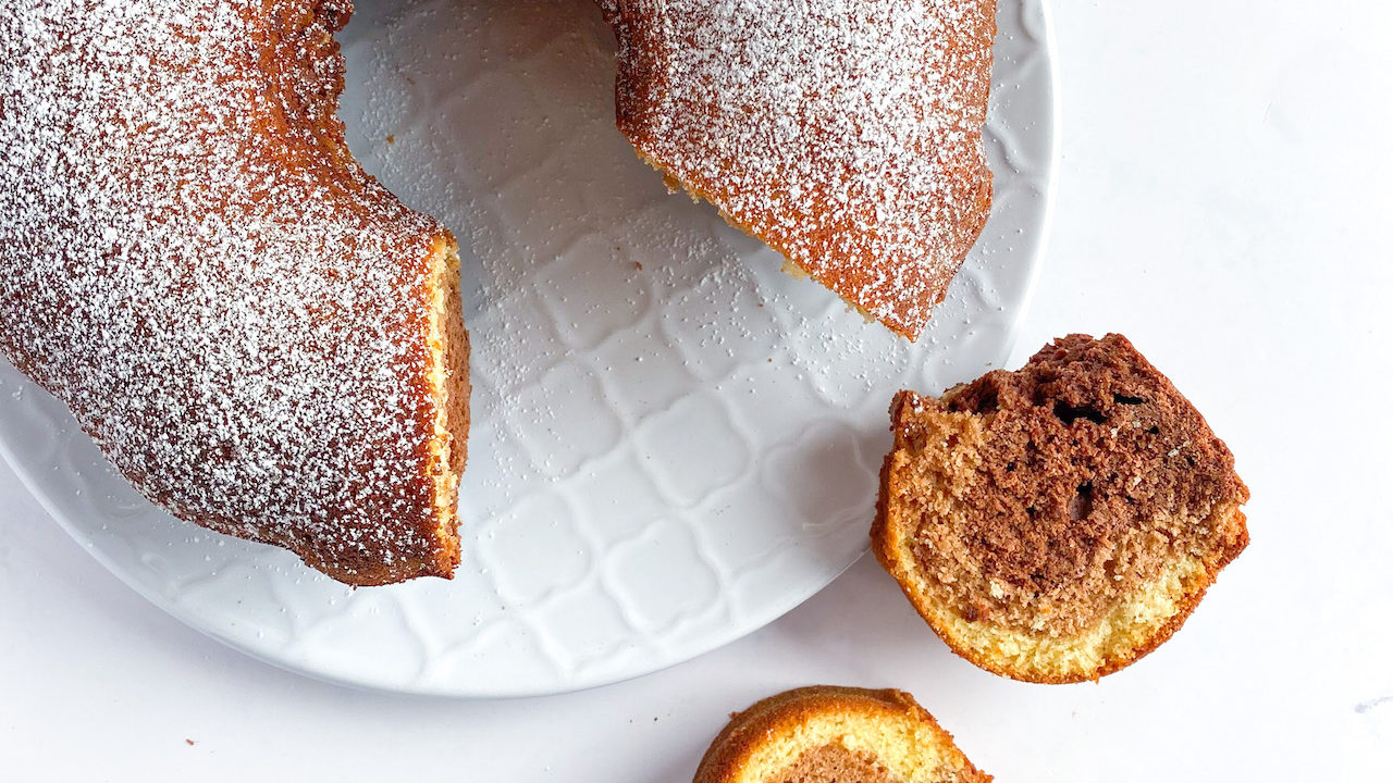 Ciambella al Triplo Cioccolato Senza Burro