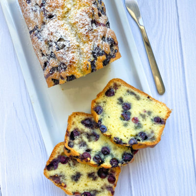 Plumcake Mirtilli e Limone Senza Burro