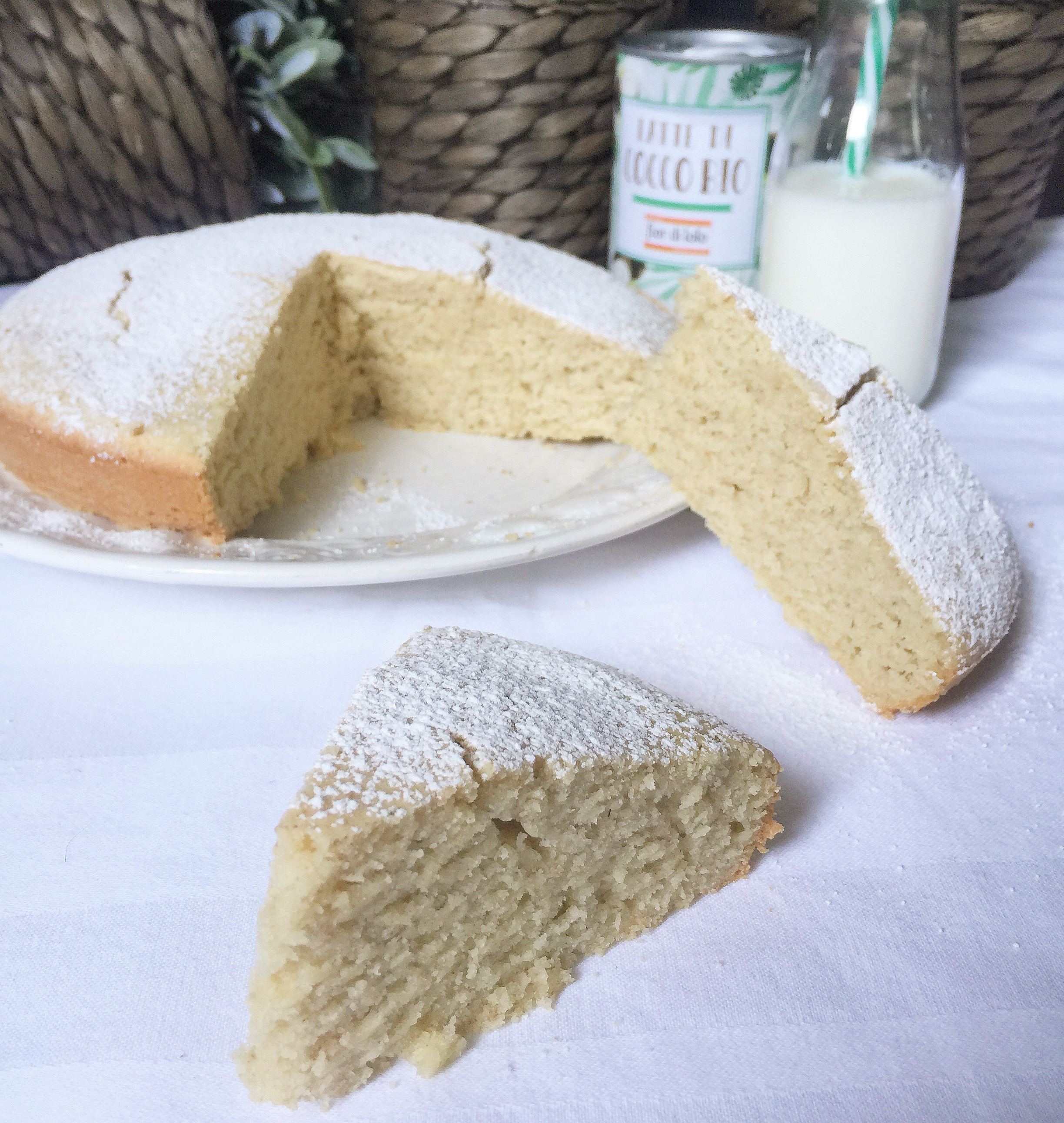 Torta al Latte di Cocco Senza Burro