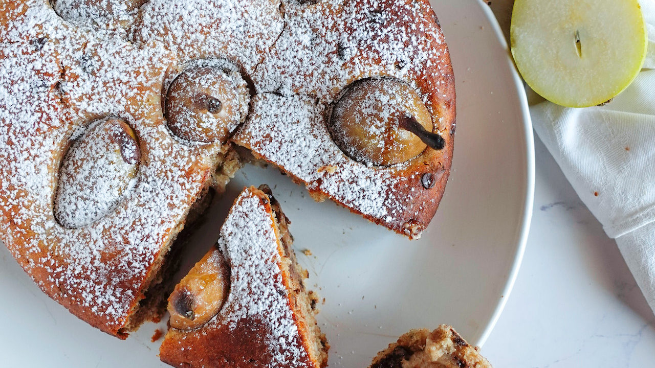 Torta di Pere Coscia Senza Burro