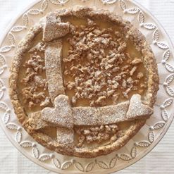 Crostata con Crema al Latte di Cocco e Limone Senza Burro