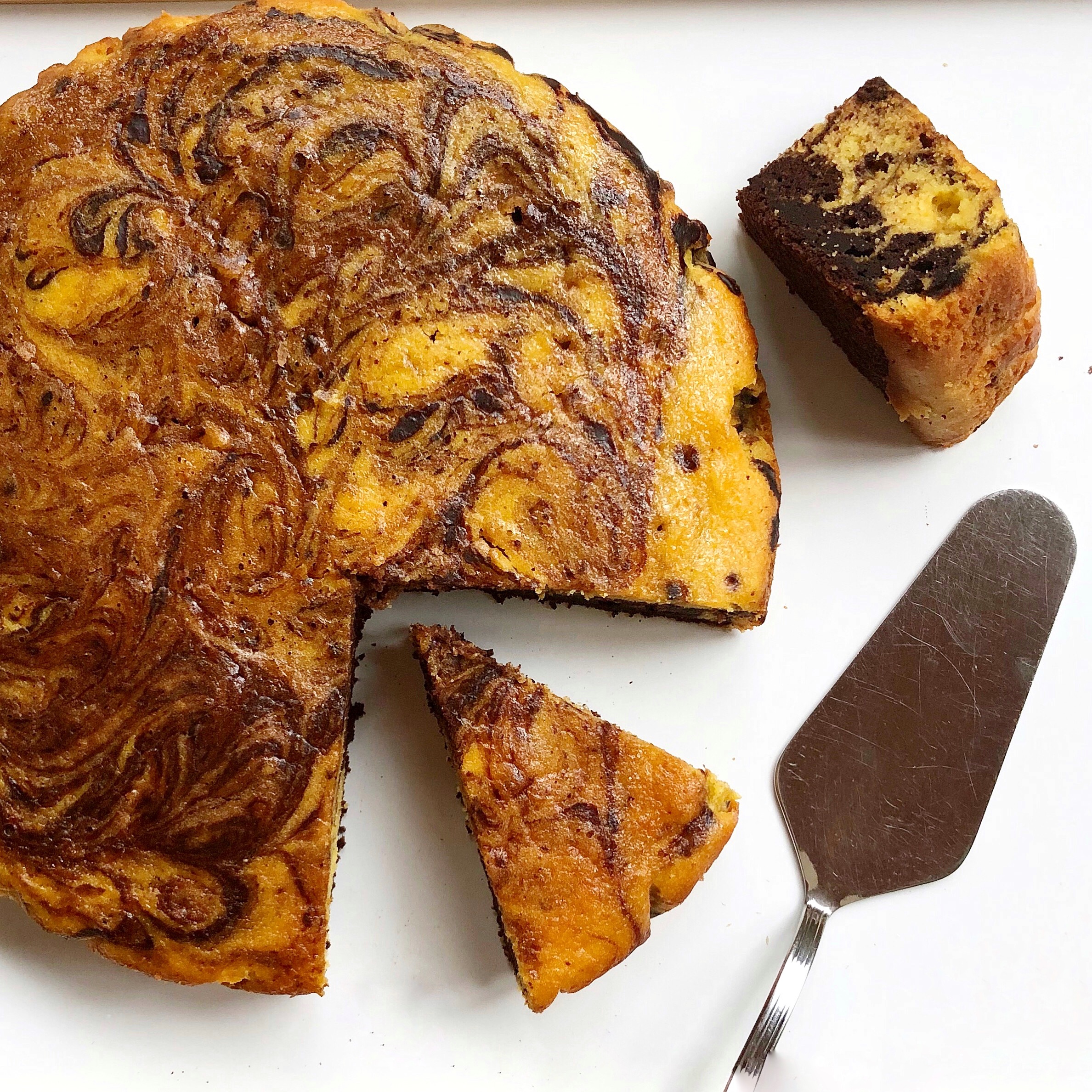 Torta Zucca e Cioccolato Senza Burro