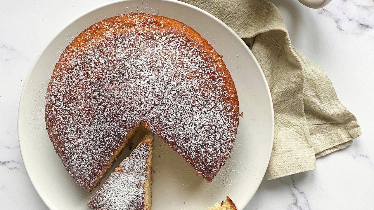 Torta di banane e cocco