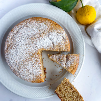 torta integrale al limone senza burro