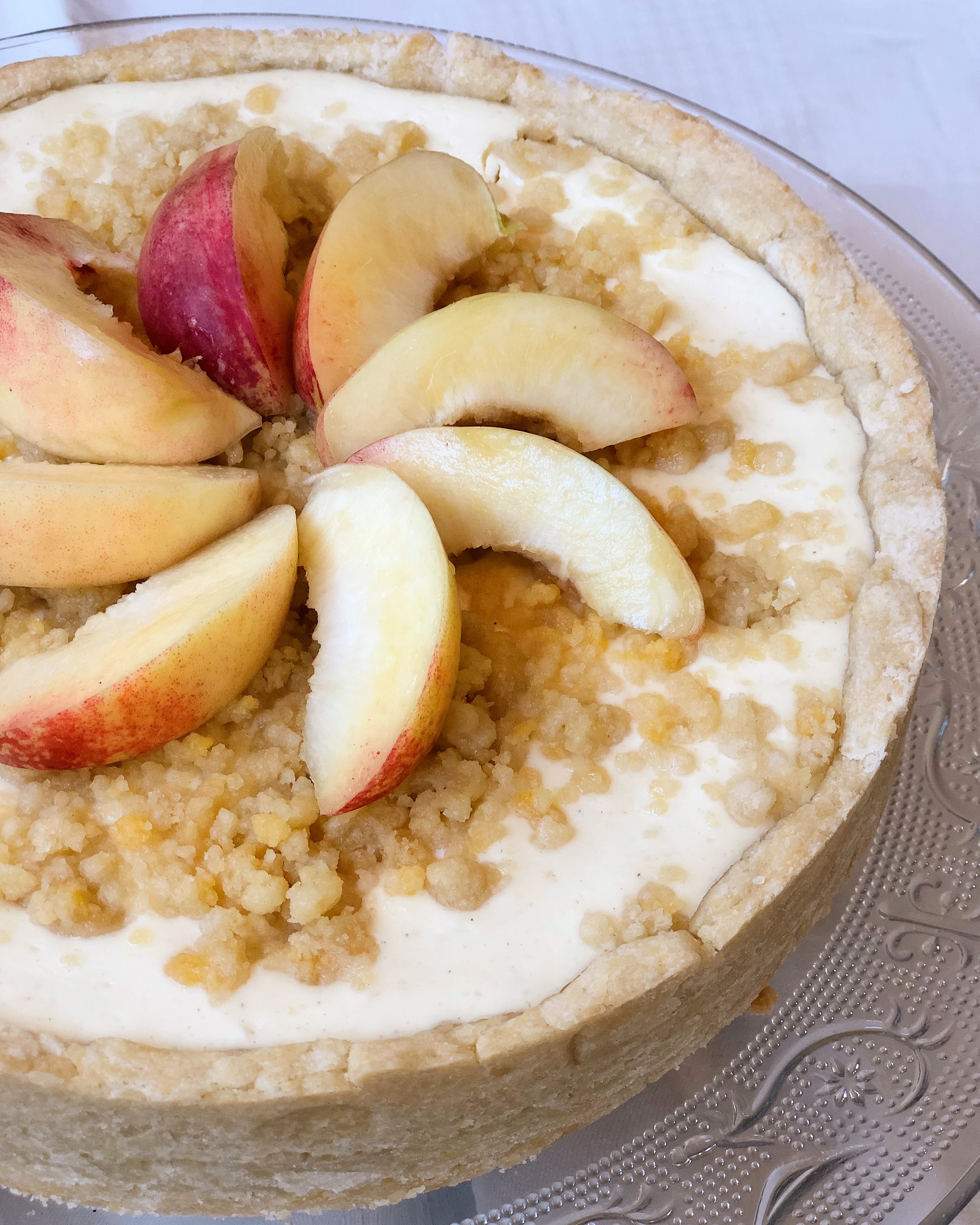 Cheesecake Pesche e Amaretti