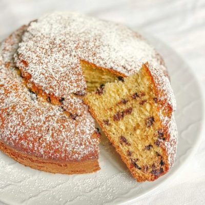 Torta di Pere Frullata Senza Burro