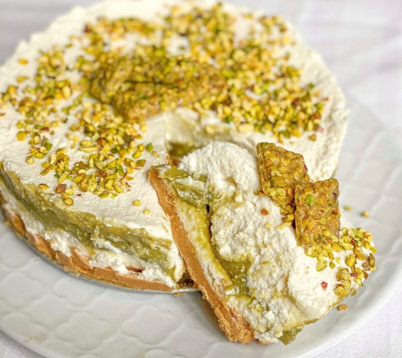 Cheesecake Cuore di Pistacchio Senza Burro