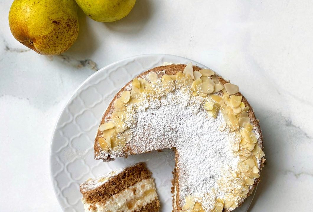 Torta Ricotta e Pere Senza Burro