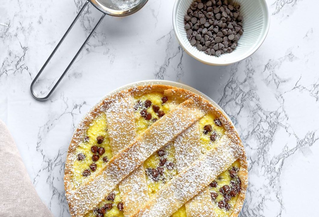 Crostata Ricotta e Gocce di Cioccolato Senza Burro