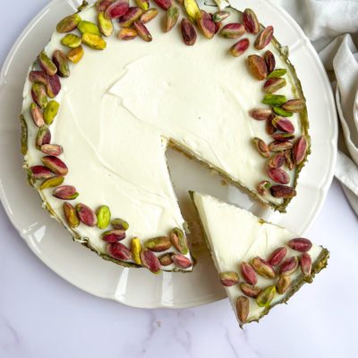 Cheesecake Cuore di Pistacchio Senza Burro