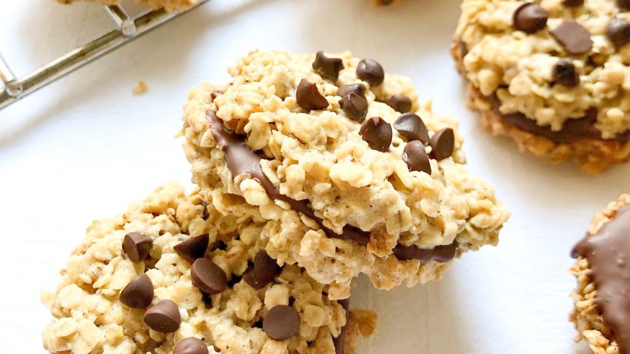 Biscotti Fiocchi di Avena e Cioccolato Senza Burro