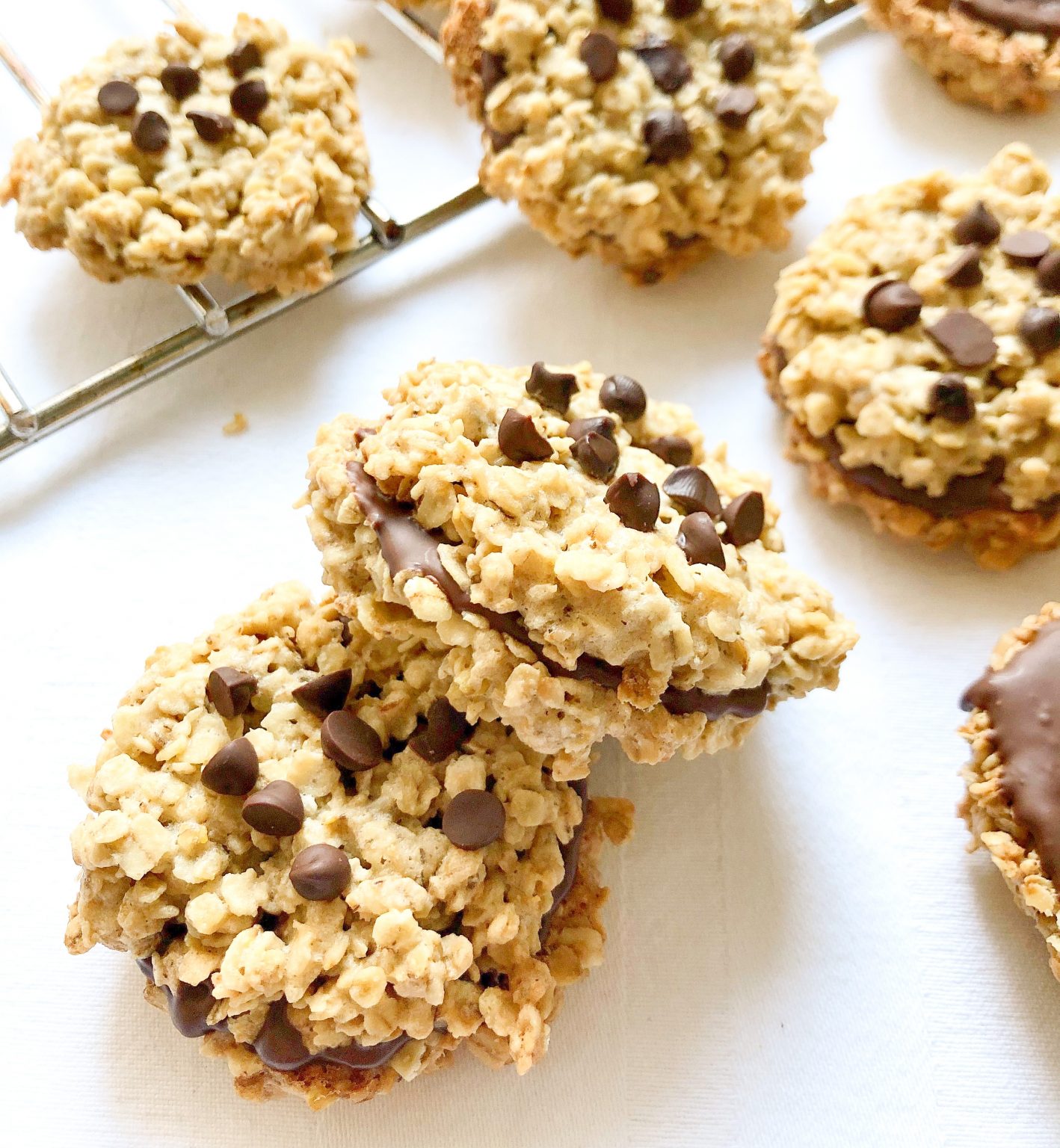 Biscotti Fiocchi di Avena e Cioccolato Senza Burro - Dolci Senza Burro