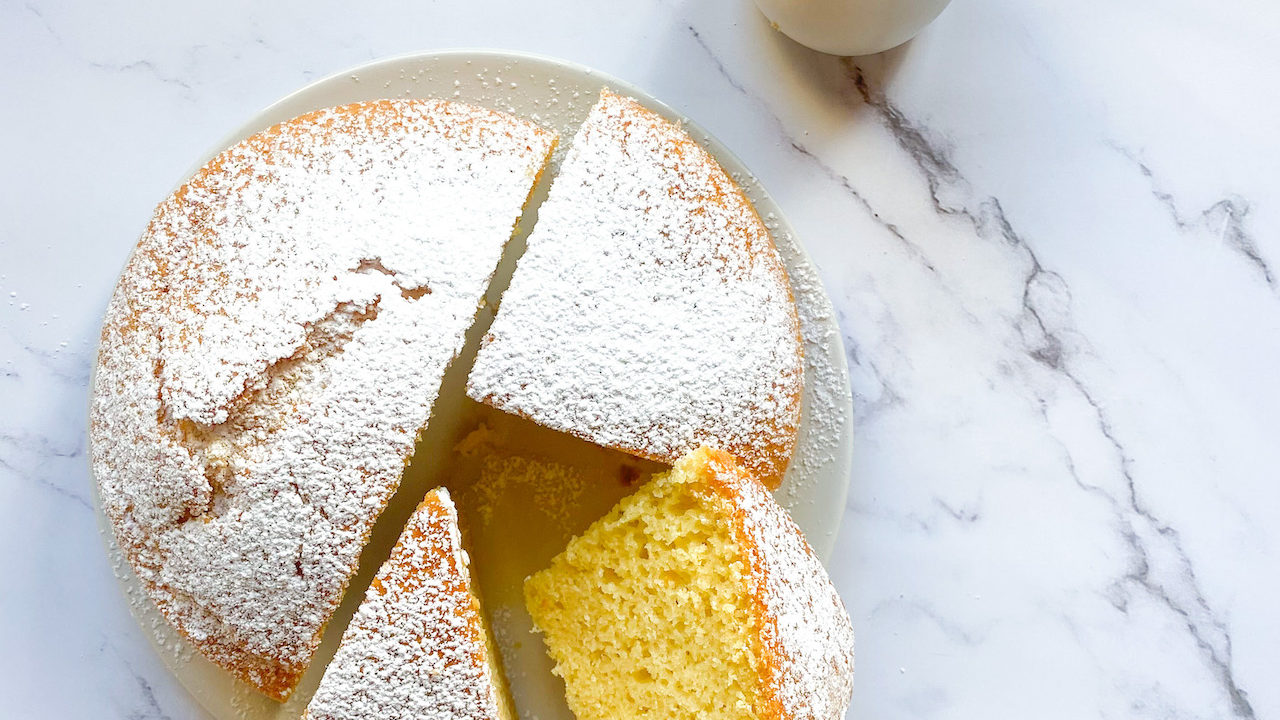 torta al latte caldo senza burro