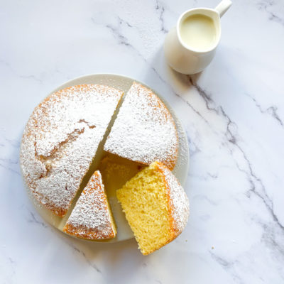 torta al latte caldo senza burro