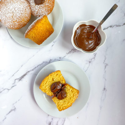 muffin senza burro con cuore al cioccolato