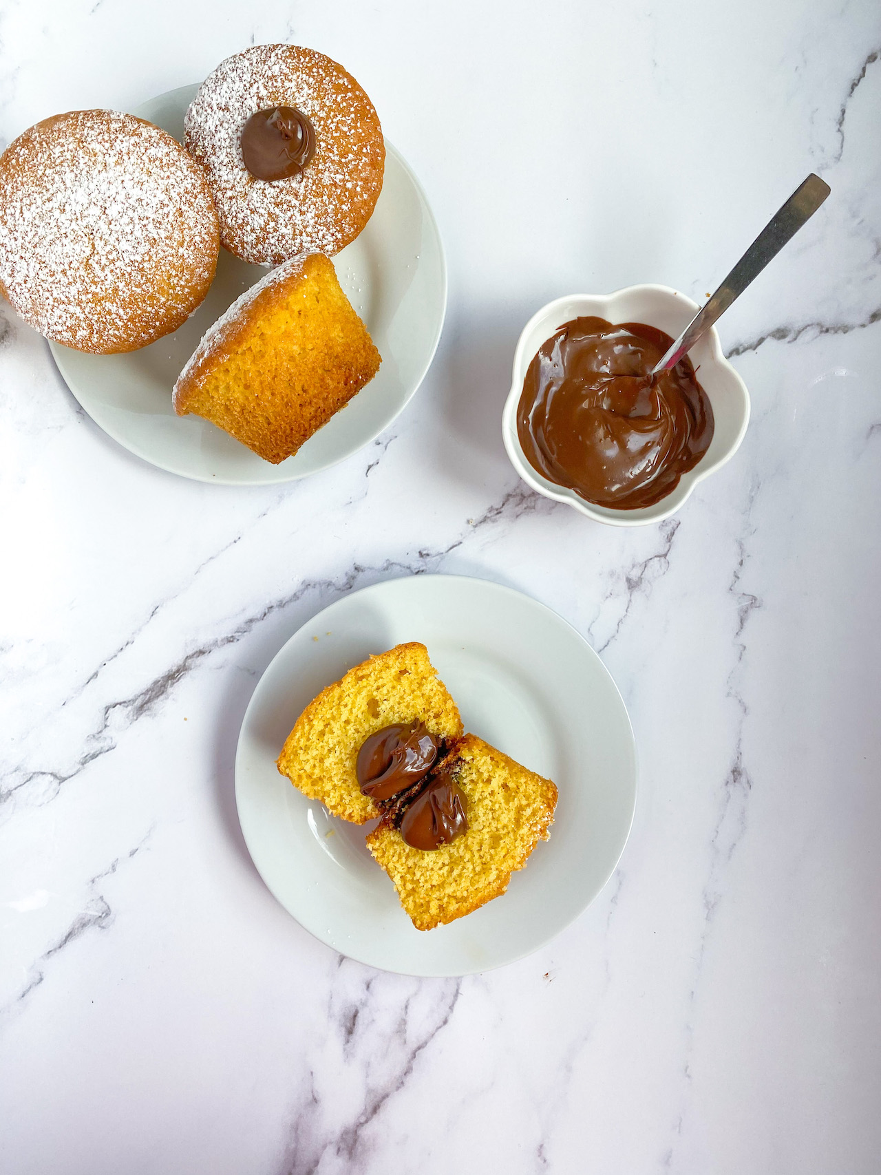 Muffin Senza Burro con cuore al Cioccolato - Dolci Senza Burro