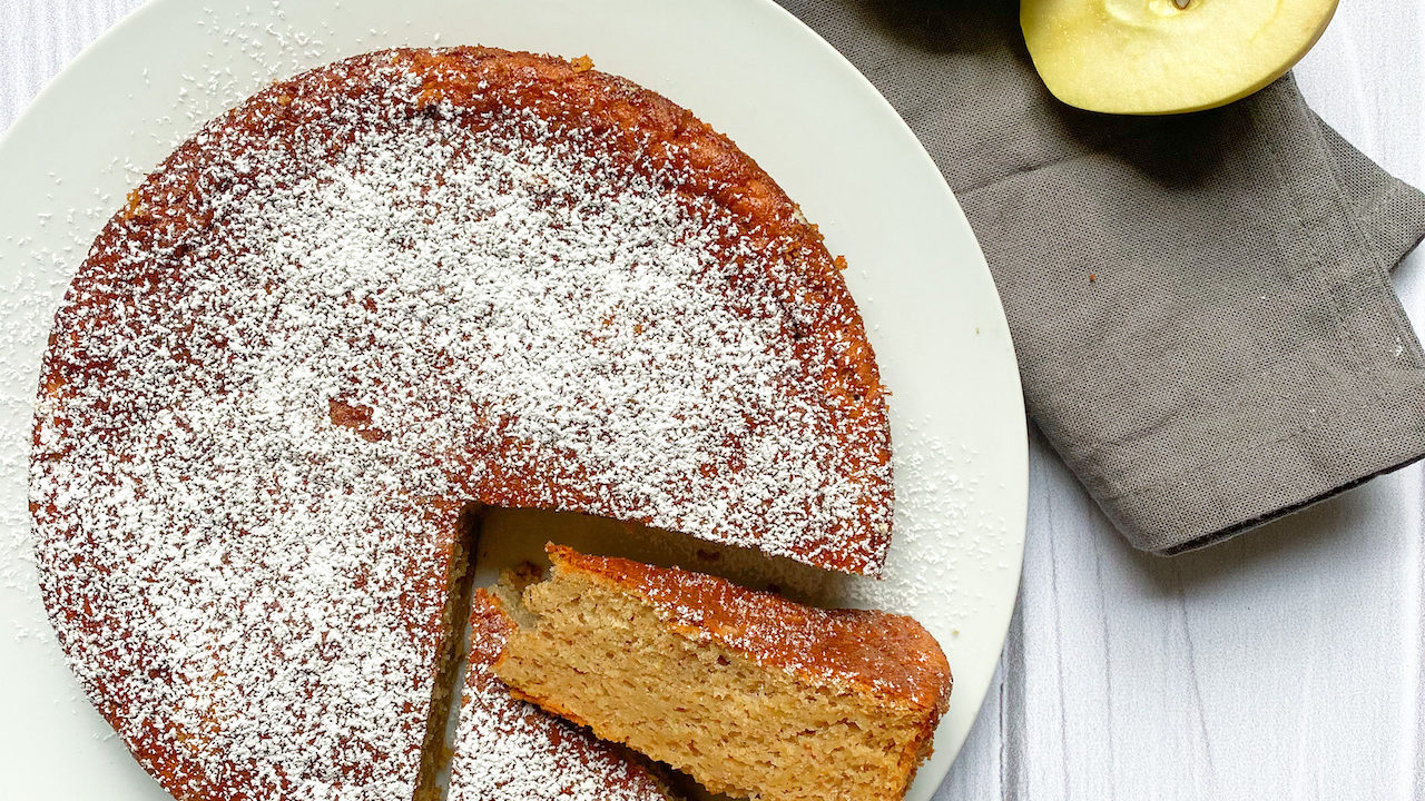 torta di mele senza burro e olio