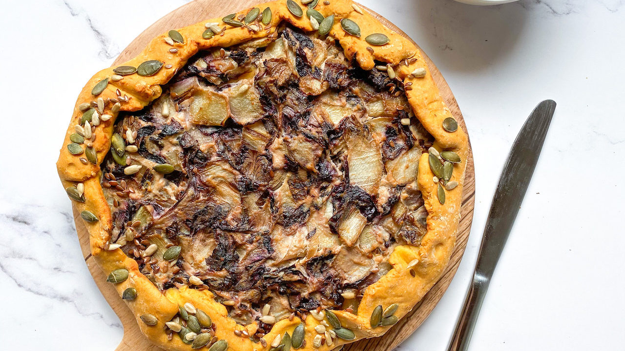 galette salata ai ceci