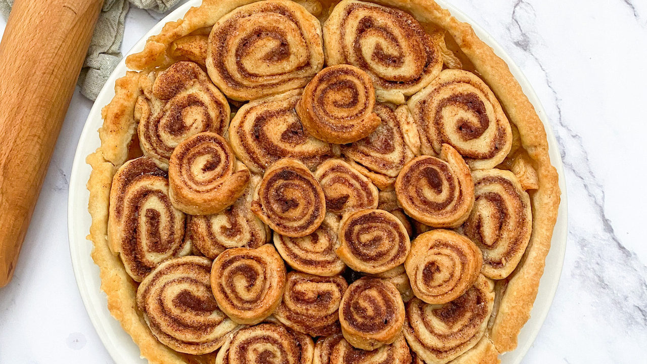 cinnamon rolls apple pie senza burro