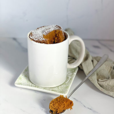 Torta in tazza al Microonde, Mug Cake Senza Burro al Caffè