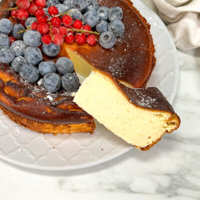 Torta Cremosa alla Ricotta Senza Burro