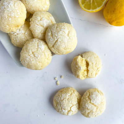 Crinkle Cookies al Limone Senza Burro