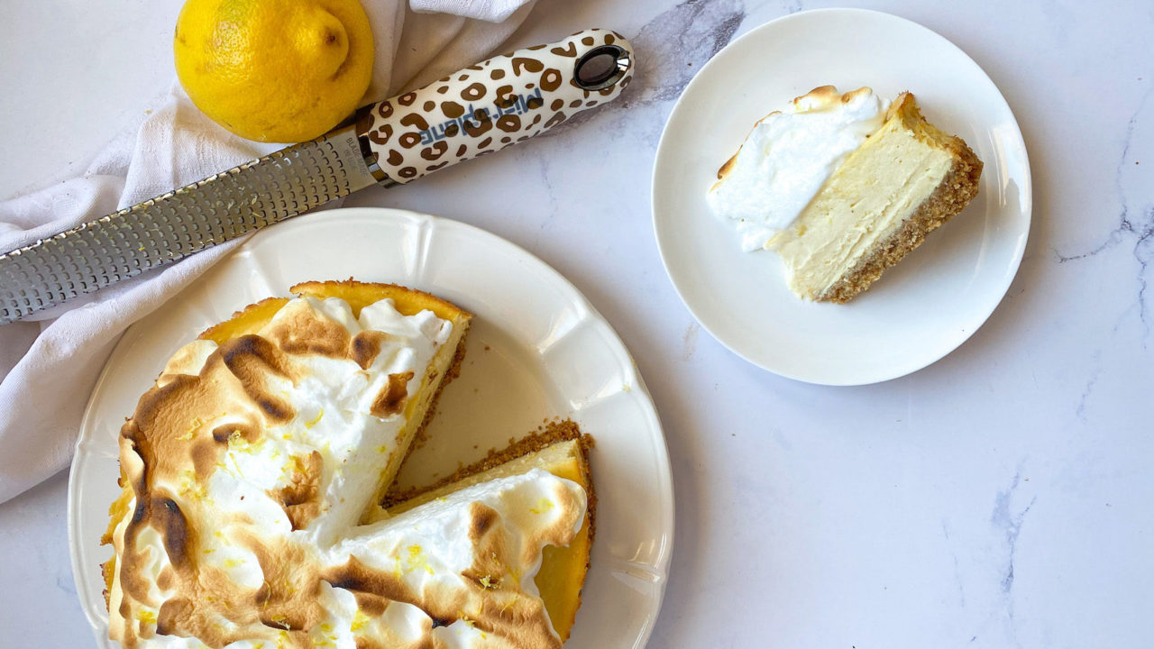 Cheesecake al Limone Meringata Senza Burro