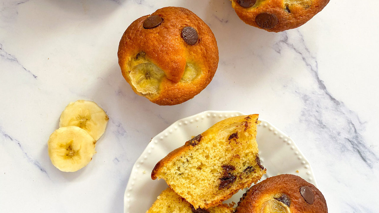 Banana Bread Muffin Senza Burro e Uova