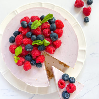 Torta Fredda ai Frutti di Bosco