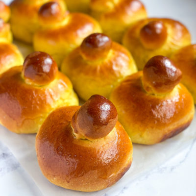 brioche con il tuppo senza burro